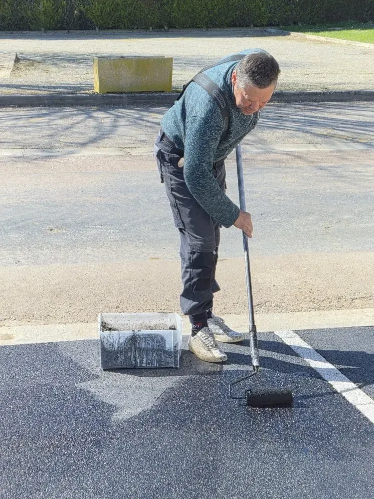 peinture du béton