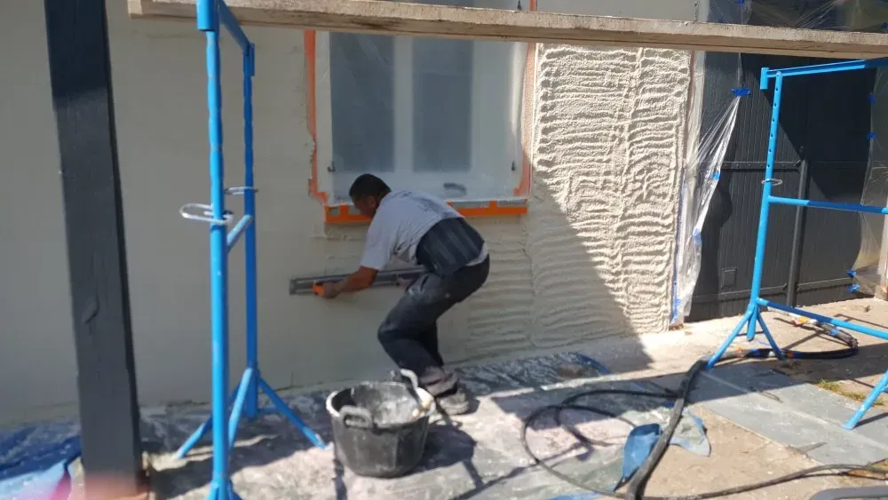 Rénovation crépis sur la totalité de la maison près de Troyes (4)