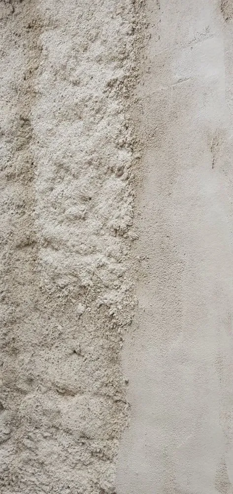 Réfection d'un mur a la chaux près de Troyes pour un syndic (3)