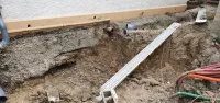 Création d'une rampe handicapé et assainissement chez un particulier dans un ( (5)