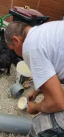 Création d'une rampe handicapé et assainissement chez un particulier dans un ( (7)