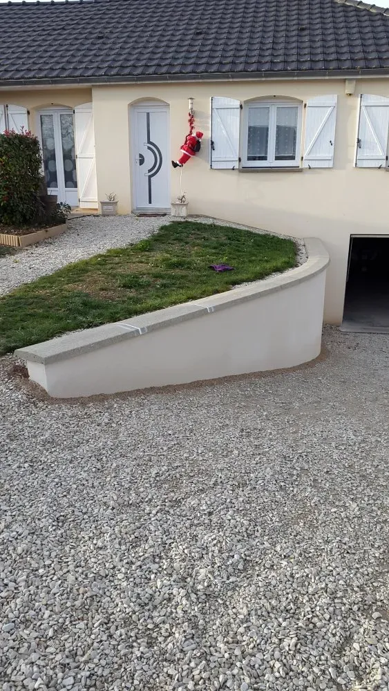 Pose d'un crépis dans une maison individuelle près de Troyes