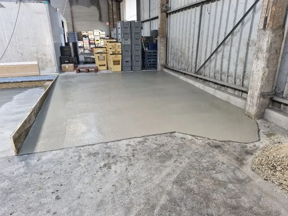 Création d'une dalle pour poser une chambre réfrigérée a la banque alimentaire de Troyes (4)