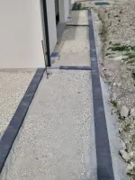 Création d'une terrasse en béton désactivé dans la région de Troyes (3)
