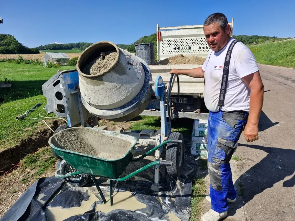 Création d'une clôture dans la région de Troyes (2)
