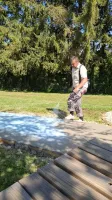 Pose d'un béton désactivé dans un EHPAD de la région de Troyes (7)