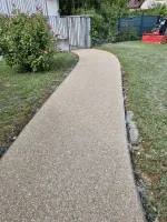 Pose d'un béton désactivé dans un EHPAD de la région de Troyes (2)