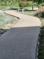 Pose d'un béton désactivé dans un EHPAD de la région de Troyes (5)