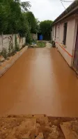 Création d'une terrasse en béton décoratif dans une maison individuelle près de Troyes (1)