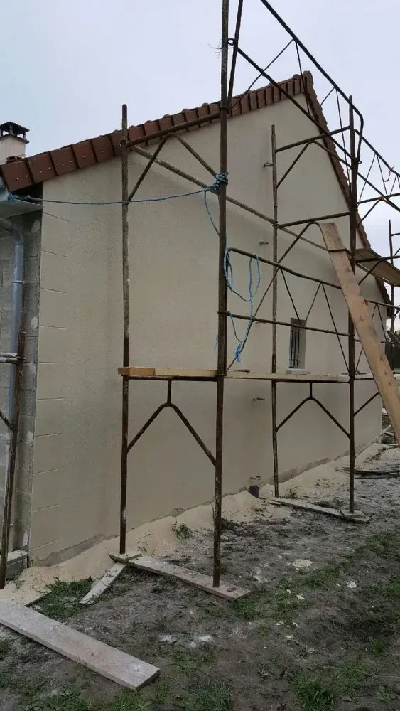 Rénovation de cours et façade maison (2)