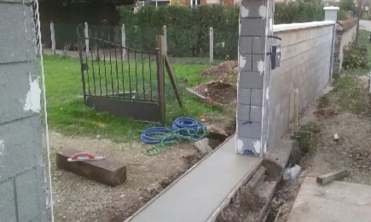 Création d'un seuil d'un mur et pose de crépis chez un particulier près de Troyes (2)